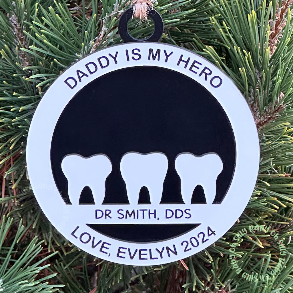 Dentist Personalized Christmas Ornament