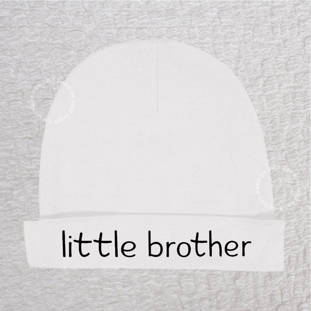 Little Brother Beanie Hat White