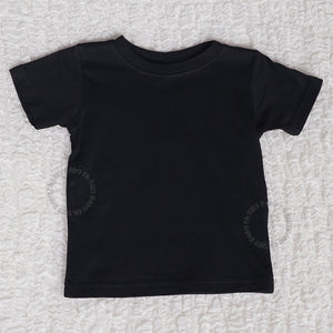 Short Sleeve Black Tee