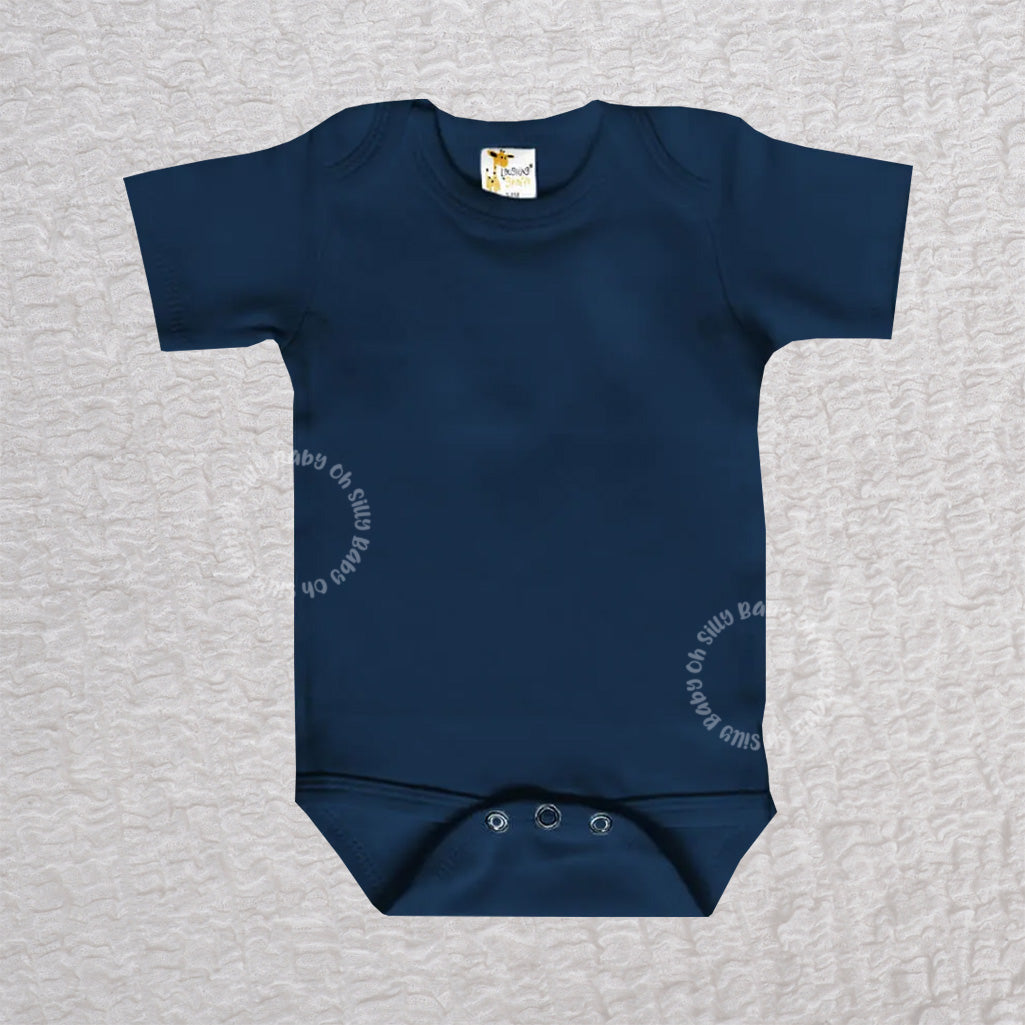 Short Sleeve Blue Bodysuit